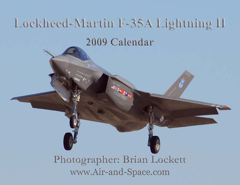 Lockett Books Calendar Catalog: Lockheed-Martin F-35A Lightning II